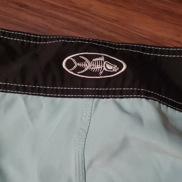 Men's Tormenter Mint Green Swim Board Shorts - Picture 6 of 7